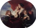 Elzbieta Branicka Countess Krasinka and her Children royalty portrait Franz Xaver Winterhalter